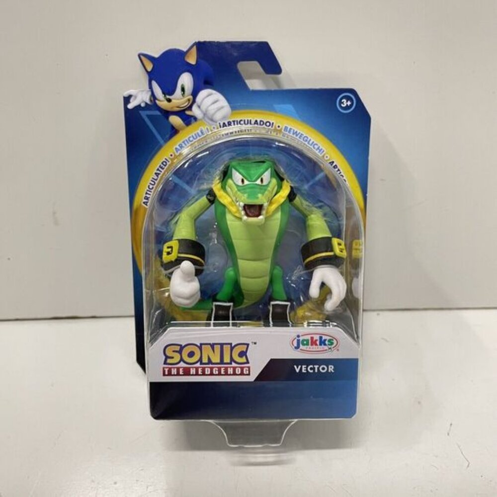 Jakks Pacific Sonic the Hedgehog VECTOR THE CROCIDILE 2.5" Action Figure NEW